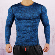 Long-sleeved fitness clothes tights basketball T-shirt