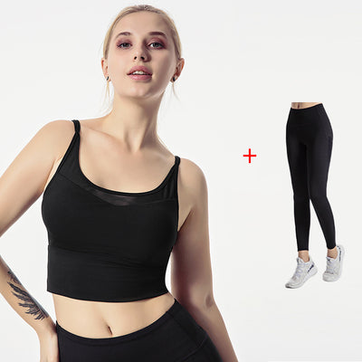 Mesh sling breathable yoga wear