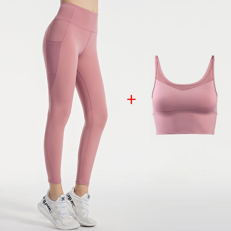 Mesh sling breathable yoga wear