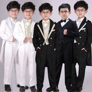 Children Swallowtail Dresses Of Bride Fellow Kids Boys School Uniform
