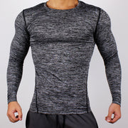 Long-sleeved fitness clothes tights basketball T-shirt